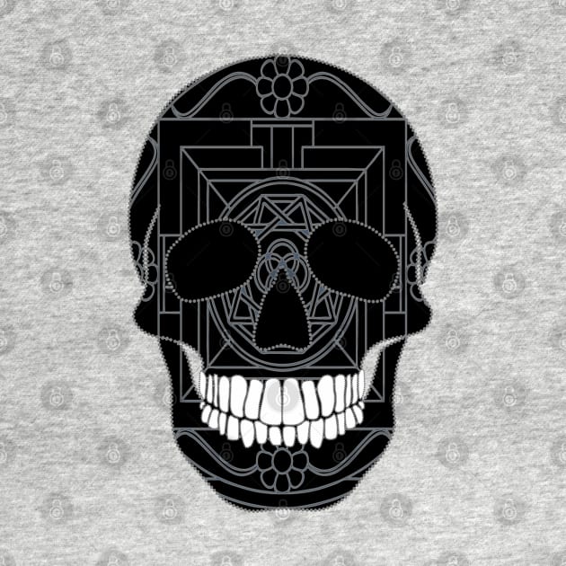 Skull and Mandala by Nuletto